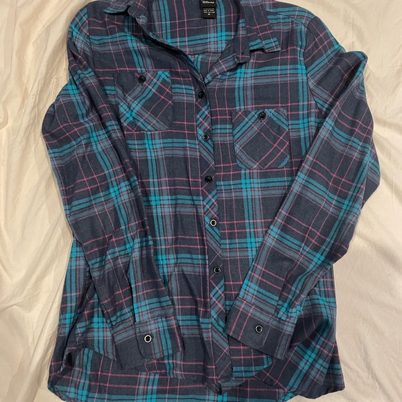 Hot Topic Disney little Mermaid buttoned down shirt size medium - Picture 2 of 3